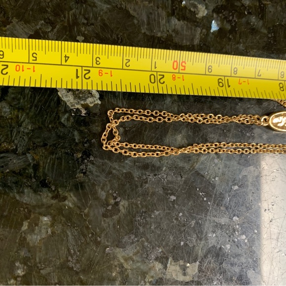 New Gold Tone Multi Chain Necklace 21" - Picture 4 of 4